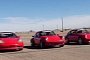 Classic Porsche Drag Race Pits 930 Turbo against 911 SC and 1997 Boxster