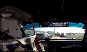Classic Shelby GT350 Driven Hard Around Daytona