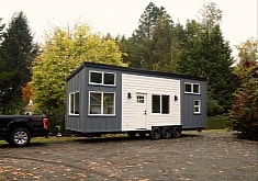 Classic Tiny House Reveals a Three-Bedroom Layout With a Beautiful Dining Nook