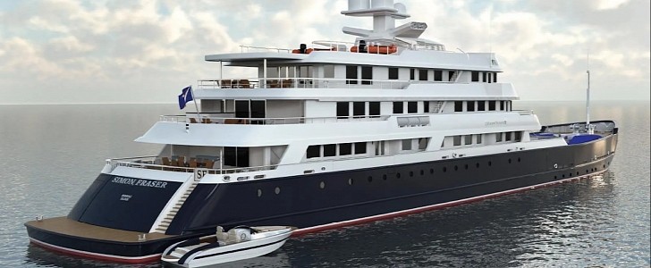 Simon Fraser is a classic vessel redesigned as a luxury explorer