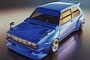 Classic Volkswagen Golf GTI Digitally Mixes Euro Heritage and Traditional JDM Cues