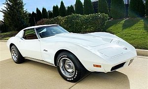 Classic White 1974 Chevrolet Corvette C3 Looks Brand New, Can Be Yours for $18k
