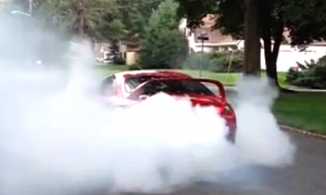 Clean Red Toyota Supra Smokes and Runs