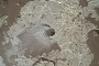 Close-Up of Robot-Made Hole on Mars Looks Like a View of the Planet From Space