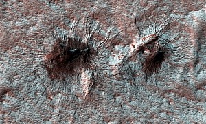 Closeup of Martian Spiders Reveals They’re Not Actually That, Duh…