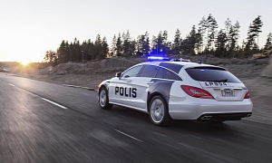 CLS Shooting Brake Becomes Police Car in Finland