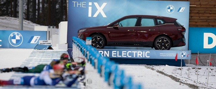 BMW iX winter sports commitment