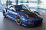 Cobalt Blue Metallic Porsche 911 GT2 RS Shows The Electric Retro Look