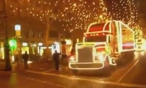 Coca-Cola Christmas Trucks Visit Russia