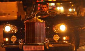 Colin Farrell Spotted in A Rolls Royce Convertible