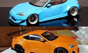 Collectors Build Rocket Bunny Kit for Toyota GT 86 / Scion FR-S Scale Models
