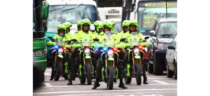Colombian Police Go Electric with Zero Bikes