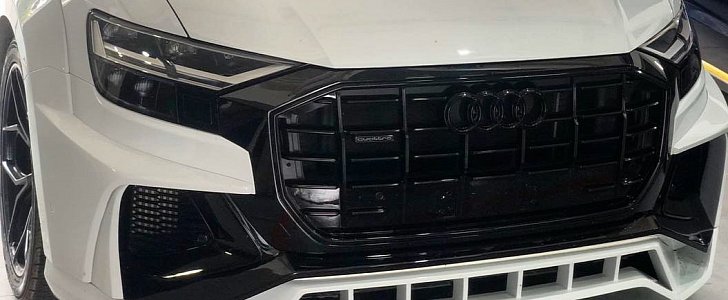 Colombian Widebody Audi Q8 Looks Like the Predator in White