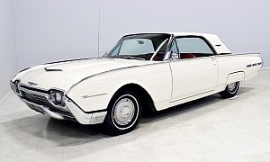 Colonial White 1962 Ford Thunderbird Gets You Moving in Style for Under $20K