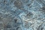 Color-Enhanced Martian Surface Looks Like Some Piece of Cracked Wood