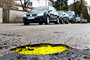 Colored Potholes Designed by Italian Students