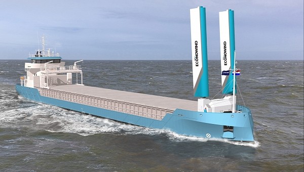Hartel's new vessels will feature an innovative type of sail