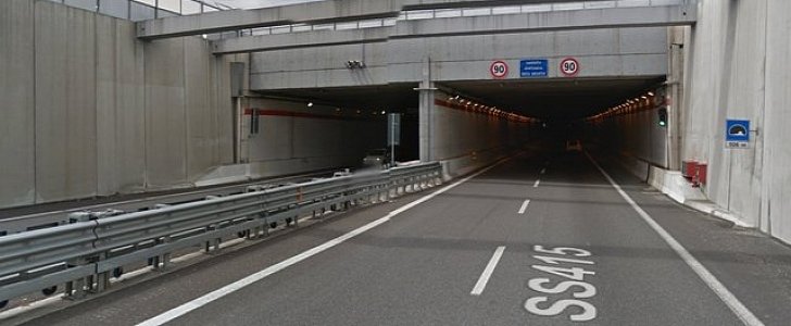Tunnel close to Milan