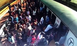 Commuters in Boston Join Forces to Haul Train off Woman’s Leg