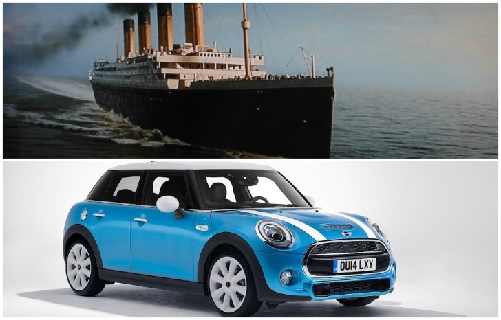 Comparison: RMS Titanic vs MINI Cooper