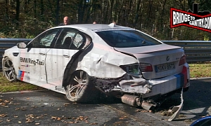 BMW F10 M5 Ring Taxi Crashed on Nordschleife