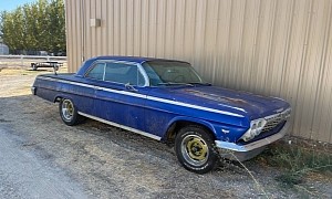 Complete 1962 Chevrolet Impala Moves After 15 Years, Engine Ran When Parked