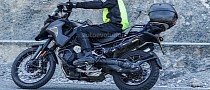 Completely Camo-Stripped 2022 Triumph Tiger 1200 Caught on a Mountain Road, Still Testing