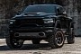 Compound Boosted Ram 1500 TRX Looks Inconspicuous on Black-Copper ANRKYs