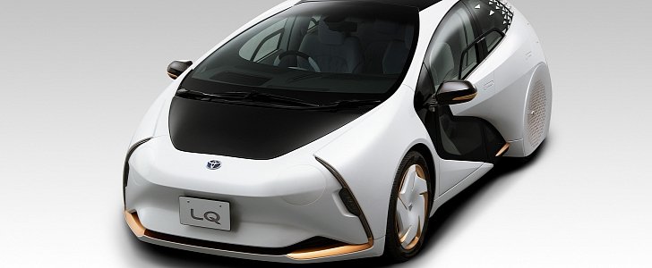 Toyota LQ is a fully autonomous, electric car that bonds with the driver