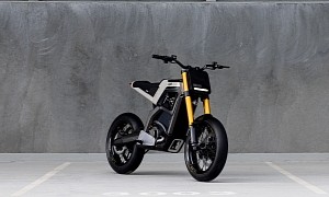 Concept-E Motorcycle Rocks the Minimalist Look, Is an Elegant Electric Scrambler
