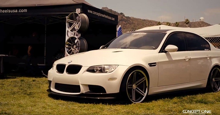 BMW E92 M3 on Concept One Wheels