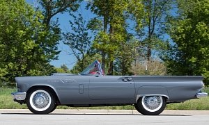 Concours Condition 1957 Ford Thunderbird E-Code Heads to Auction