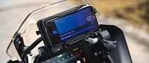 ConnectedRide Cradle Is the  Name BMW Gives to a Fancy Smartphone Holder for Motorcycles