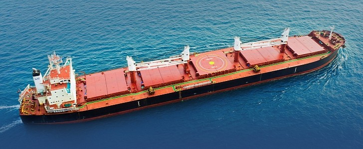 Eagle Bulk's Sydney Eagle vessel successfully conducted its first voyage running on biofuel