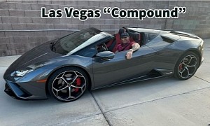 While in Vegas, Conor McGregor Drives a Lambo Huracan