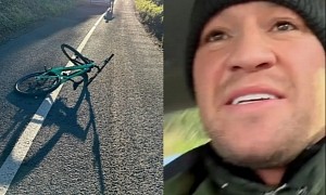 Conor McGregor Hit by Car While Biking, Seems to Have Gotten Away Unharmed