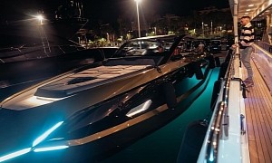Conor McGregor Takes Out His Lamborghini Tecnomar Yacht, Calls It "Supercar of the Sea"