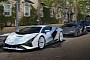 Contrasting Lamborghini Sian FKP 37 and Centenario Chill in Beverly Hills