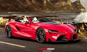 Convertible Toyota FT-1 Concept Rendered