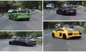 Convoy of Audi RS6 Avants Leaving Worthersee 2016 Give You an Eargasm