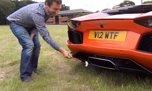 Cooking Sausages on Aventador Exhaust Is Really Hard