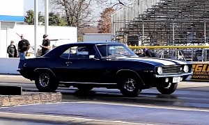 Cool Dad Teaches 15-Year-Old Son How to Drag Race a 1969 Chevy Camaro