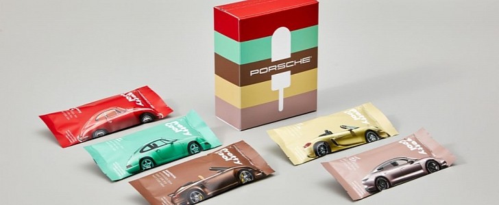 Porsche's limited-edition ice cream pops