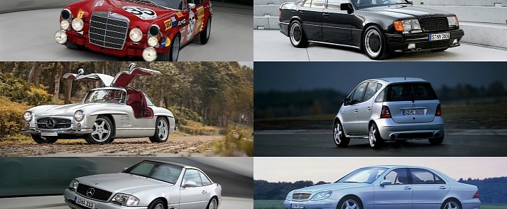 Mercedes-AMG models Collage