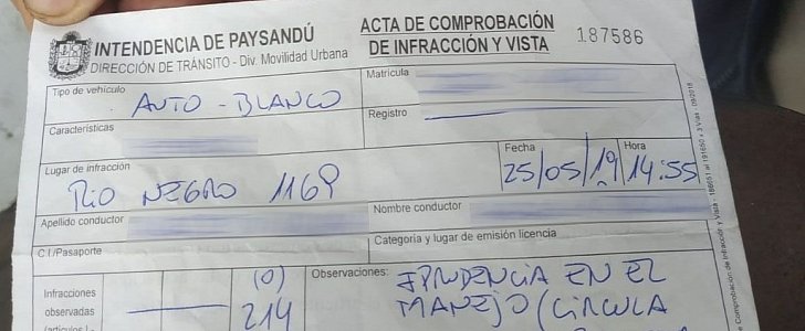 Woman gets ticket for "excessive beauty on public roads" in Uruguay