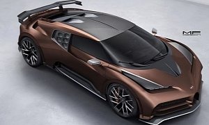 Copper Carbon Bugatti Centodieci Spec Is All About the Show
