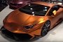 Copper-Wrapped Lamborghini Huracan Gets Gaping Carbon Bodykit in Essen