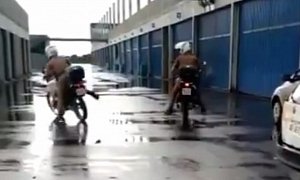 Cops Crash the Same When They Learn How to Ride a Motorcycle – Video