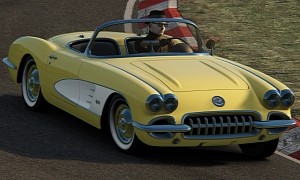 Corvette C1 Goes for a Virtual Fast Lap of the Nurburgring and It's Quite Fun