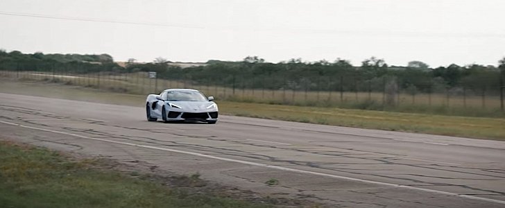 Hennessey Corvette C8 sets record for speed